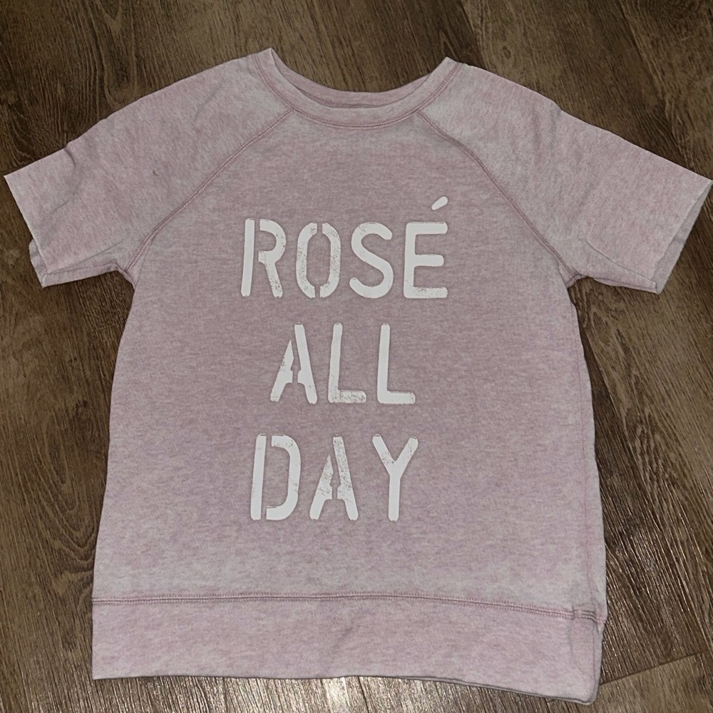 Adult Pink Rosè All Day Graphic Tee